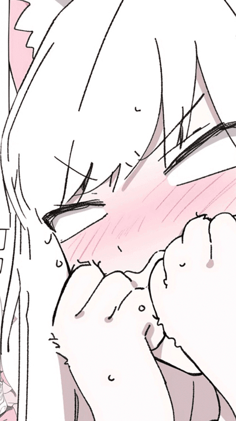 Sienya reacting dramatically, flustered.