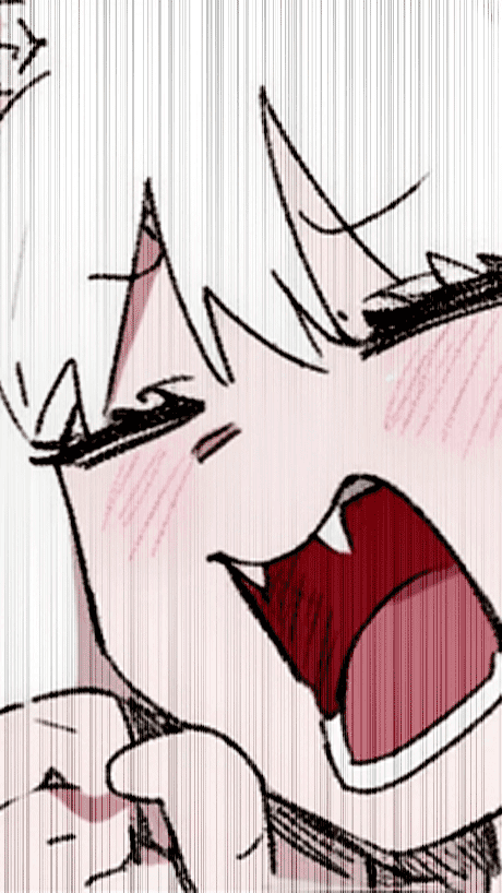 Sienya screaming at full volume, face tilted, as everything peaks into a comedic explosion.