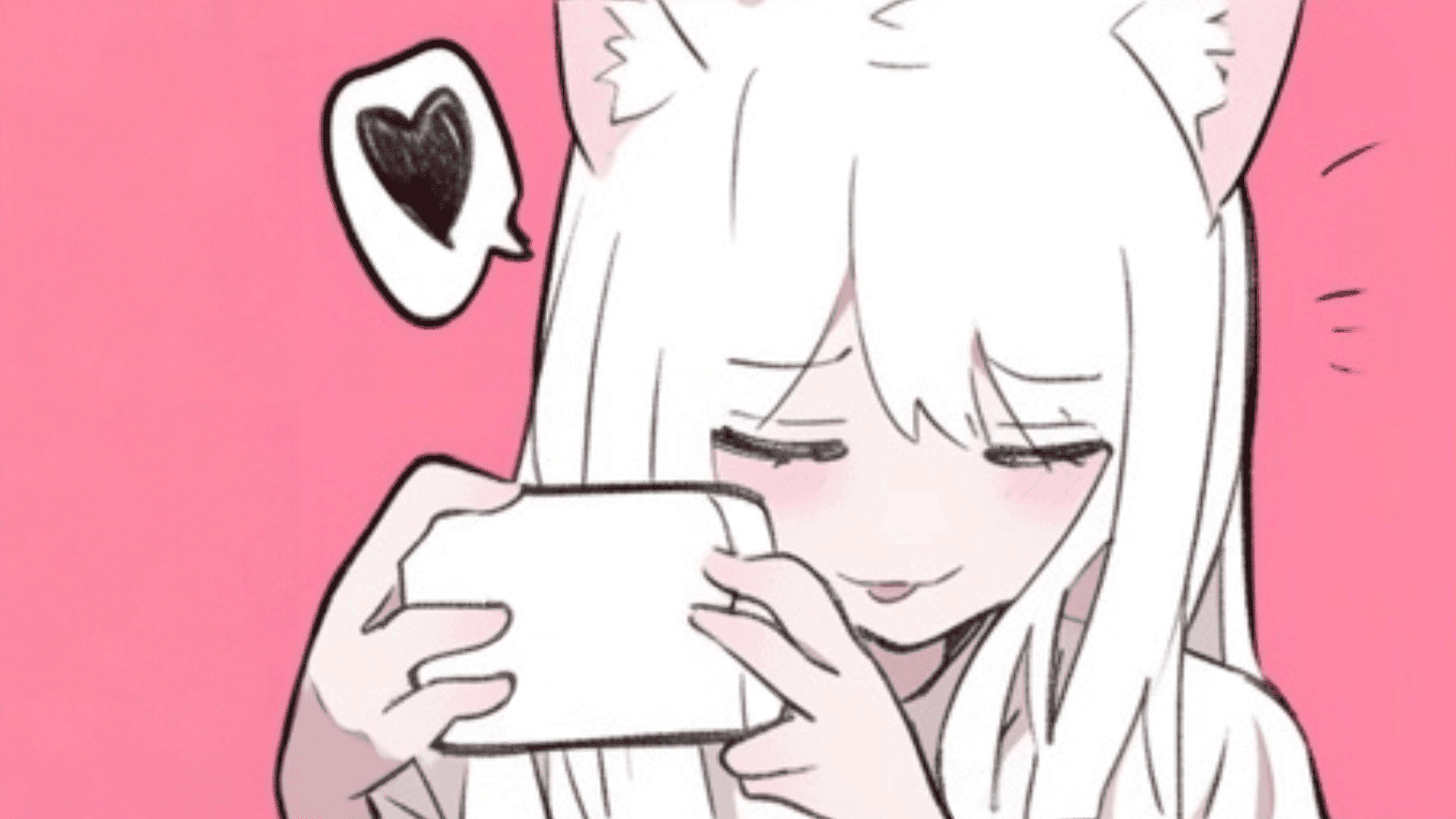 Sienya smiling softly while holding her phone.