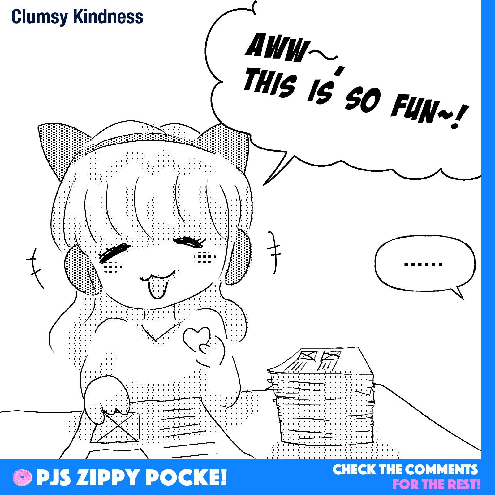 An illustration suggesting multiple ways to enter and read the world of PJs Zippy Pocke!.